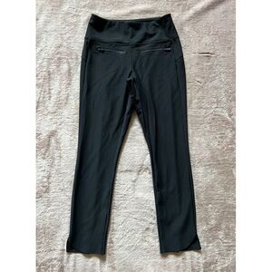 Athleta Metro Straight Ankle Black‎ Size Xsmall Side Zipper